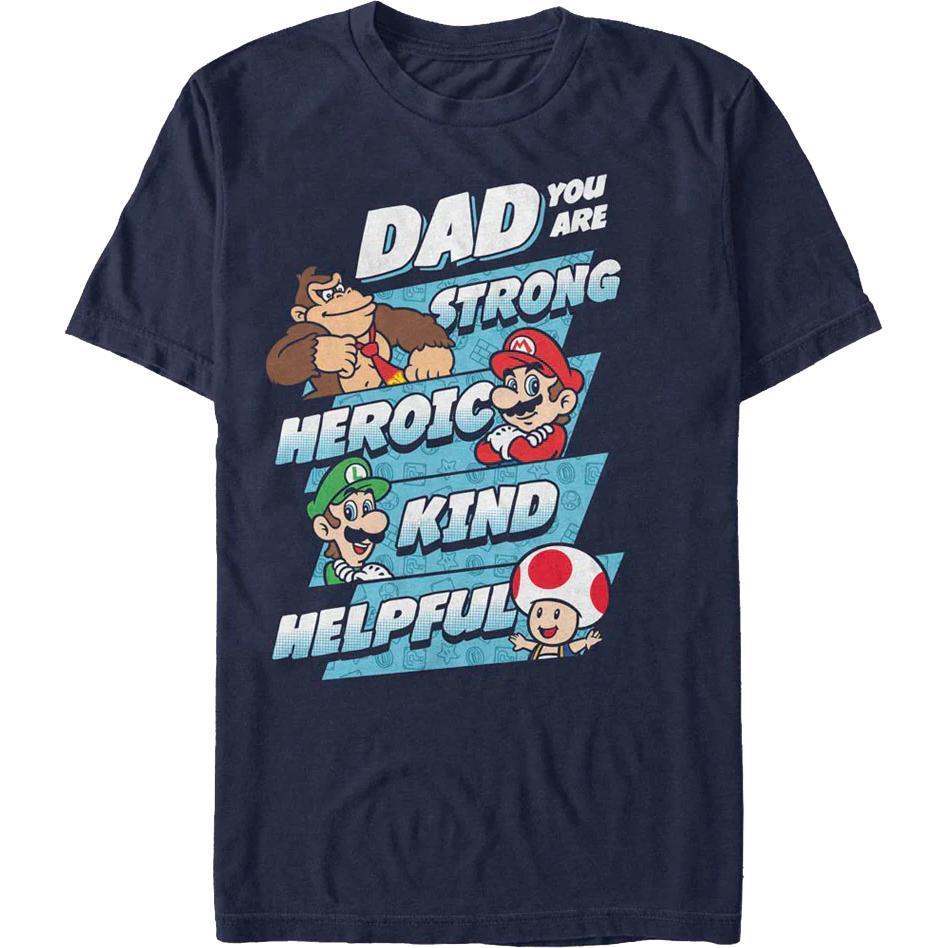 Fathers Day Nintendo Allstars Tshirt